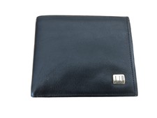 Dunhill Men’s Black Leather Bifold Wallet Slimline Brand New