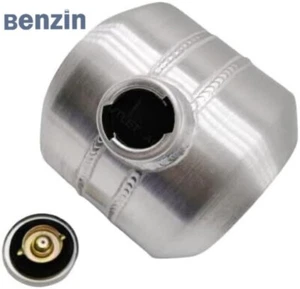 Universal 1 3/4 Gallon 8x8 1/4 NPT Round Gas Tank Fuel Tank W/Baffle For Hot Rod - Bild 1 von 2