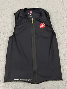 Castelli Cycling Jersey Youth Large Rosso Corsa Speed Research Zip Sleeveless - Picture 1 of 17