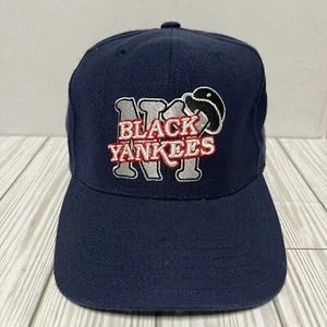 Vintage New York Black Yankees Hat Cap American Needle Alternate Logo Navy Blue - Picture 1 of 8