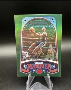 2019-20 Chronicles Basketball Zion Williamson Marquee Green Parallel #244 RC - Picture 1 of 2