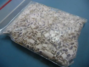 TYTON OG08-8 Qty of 1000 per Lot WIRE MARKERS MARKED "8" FOR WIRE DIAMETER .045 - Picture 1 of 3
