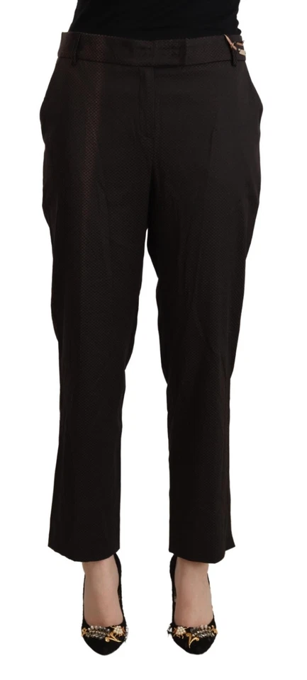 Pantalones ALESSANDRO DELL'ACQUA Marrón Cintura Media Acampanados Formales Mujeres IT44/US10/L $400 Foto 1 de 4