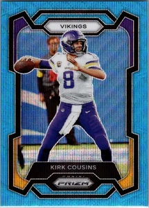 2023 Panini Prizm - Kirk Cousins #197 Blue Wave Prizm /199 - Foto 1 di 2