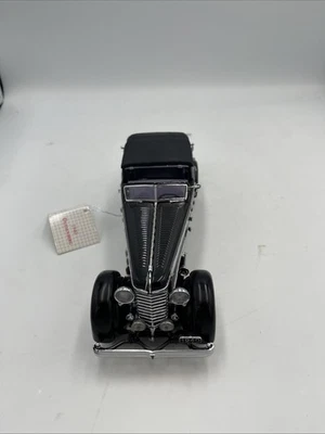 Coche urbano convertible 1/24 Franklin Mint negro 1940 Duesenberg SJ jm B11UX57 Foto 1 de 4