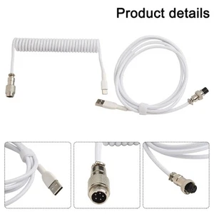 Verschiedene Farboptionen verfügbar in Typ C USB abnehmbare Spiralkabelung - Bild 1 von 41