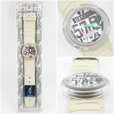 SWATCH MIDI POP VINTAGE GELINDO BORDIN PMZ104 1996 NOS RARE - Immagine 1 di 4