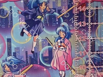 Tela tejida 100 % algodón personalizada Botan Yu Hakusho anime 1/4 yarda 9x56  Foto 1 de 2