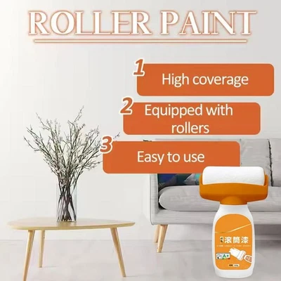 Wall Repair Roller Paint Antibacterial Household Water 9CB4 Roller Latex L0A1 - Photo 1/4