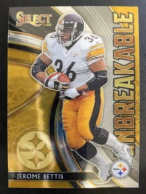 Jerome Bettis 2020 Panini Select Football Unbreakable Pittsburgh Steelers #U12 - Image 1 of 2