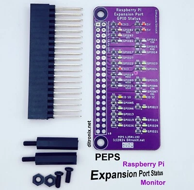 PEPS Raspberry Pi Expansion Port Status Monitor - Bild 1 von 4