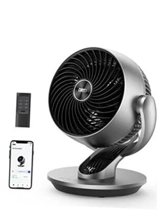 Smart Fans for Home, Powerful 70 ft Whole Room Air Circulator Fan, Silver - Picture 1 of 7