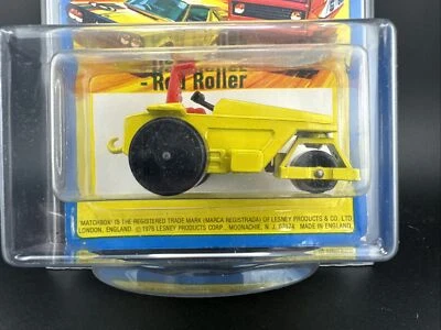 1976 Lesney SUPERFAST Matchbox Series No 21 YELLOW ROD ROLLER England Right Faci - Image 1 of 3