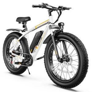500W Electric Bike for Adults, 26'' 25mph Fat Tire Ebike/20mph Mountain Bicycle& - Picture 1 of 180