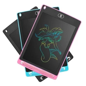 ***x2*** BLACK/PINK/BLUE Lightweight LCD Writing Tablet 8.5 Inch Screen - Picture 1 of 9