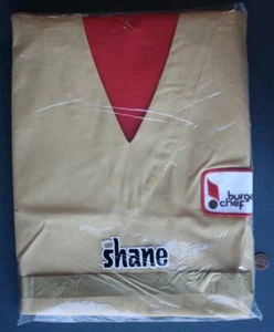 Camisa pequeña para empleados de Shane Burger Chef Restaurant de los años 70 sin usar sin usar--- - Imagen 1 de 1