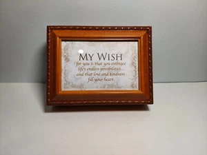 My Wish for you - Holzmaserung Seilborte Spielt Wiegenlied - Bild 1 von 5