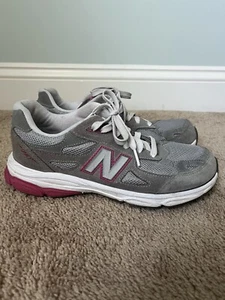 New Balance Womens 990 Casual Running Shoes 990GPG Gray Pink Suede SZ 8.5 - Picture 1 of 11
