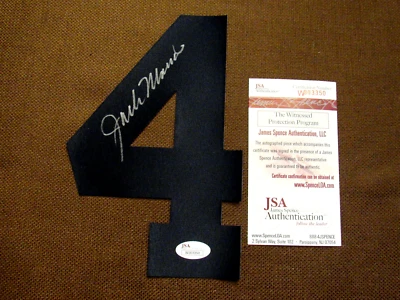 JACK MORRIS DETROIT TIGER MINN TWINS HOF SIGNED AUTO JERSEY UNIFORM NUMBER JSA 2 - Image 1 of 3