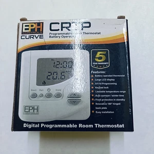 EPH Curve CRTP Digital Programmable Room Thermostat - New - Picture 1 of 1