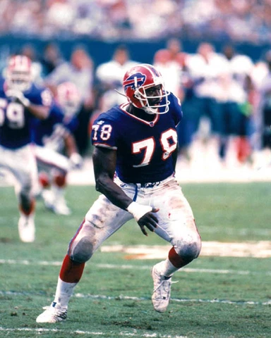 Buffalo Bills BRUCE SMITH Glossy 8x10 Photo NFL Football Print Poster HOF 2009 Cover