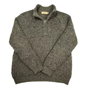 PG Field Jumper Men's Large Khaki Knit Country Wear Edinburgh Warm Comfy warm - Picture 1 of 10