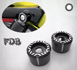 Cubiertas de pernos de amortiguador trasero Fit H-D 2006-2015 Sportster XL estrella móvil corte en contraste - Imagen 1 de 8