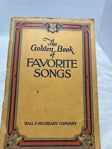 Vintage The Golden Book Of Favorite Songs 1946 Various Artists ￼Paperback Book - Picture 1 of 3