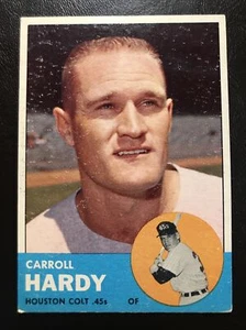 Carroll Hardy 1963 Topps Vintage Baseballkarte #468 HIGH # SP HOUSTON COLTS - Bild 1 von 2