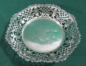Antiguo plato celosía Gorham Mfg plata esterlina 112,9 gramos ~ daños leves~ - Imagen 1 de 10