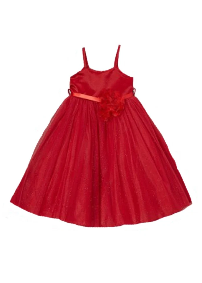 Vestido rojo línea A Dream Little Girls para niños - talla 2 - Nuevo con etiquetas Foto 1 de 1