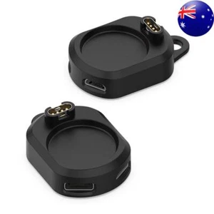2 In 1 Type C Micro USB Watch Charger Adapter Portable for Garmin Fenix 7/6/5 - Zdjęcie 1 z 12