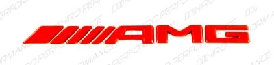 Глянцевая красная эмблема логотип значок стикер письмо для Mercedes-Benz C36 C450 E43 AMG - Изображение 1 из 4