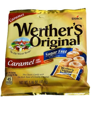 Caramelos duros Storck Werther's Orig sin azúcar caramelo 1,46 oz Foto 1 de 4