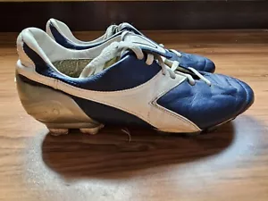 DIADORA BRASIL AXELER RTX 14 SOCCER CLEATS BOOTS SZ 9 LEATHER - Picture 1 of 11
