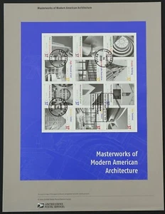U.S. Used #3910 37c American Architecture Sheet of 12 Souvenir Page. Choice! - Picture 1 of 1