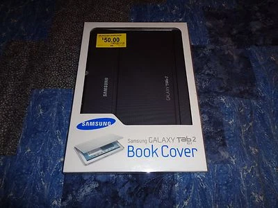 Genuine Samsung Galaxy Tablet 2 10.1 In Protective Premium Book Cover Case Black - Image 1 of 2