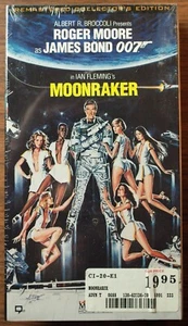 MOONRAKER SEALED VHS TAPE Remastered Collector's Edition JAMES BOND Roger Moore - Picture 1 of 4