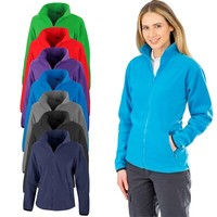 Womens Ladies Fleece Jacket Full Zip Up Warm Classic Micro Fleece Anti Pill Tops