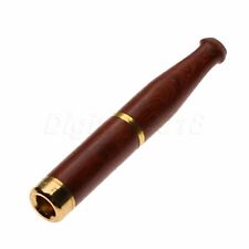 1pc Tobacco Smoking Pipe Double Filter Cigarette Holder Mouthpiece Gift for Men