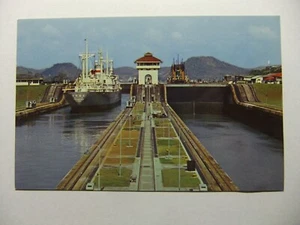 Panama Canal Miraflores Locks Photo Postcard - Picture 1 of 6