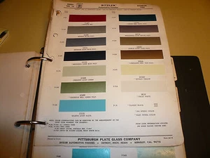 1966 Rambler Ditzler PPG Color Chip Paint Sample - Vintage - Picture 1 of 1