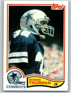 1982 Topps #326 Dennis Thurman Dallas Cowboys kostenloser Versand! - Bild 1 von 2