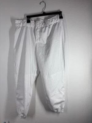 Pantalones Wilson para mujer XL blancos softbol béisbol cintura elástica puño al tobillo Foto 1 de 4