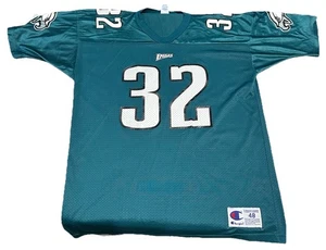 Vintage Philadelphia Eagles Watters 32 Jersey Mens XL Mesh Green EUC USA Made - Picture 1 of 15