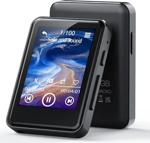 128GB Lettore MP3 Con Bluetooth 5.2 Con 2.4" Touch Reattivo Screen, Altoparlante - Foto 1 di 12