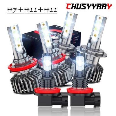 Combo de faros antiniebla de haz alto bajo LED para Land Rover LR2 LR4 2010-2015 Foto 1 de 4