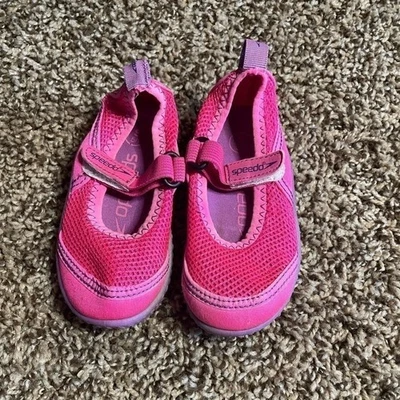 Speedo niños pequeños/niñas talla 5/6 (pequeños) zapatos de agua rosa Foto 1 de 4