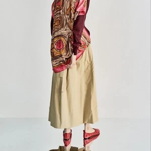 Celine langer Wickelrock Chino F/S aus Japan - Bild 1 von 8