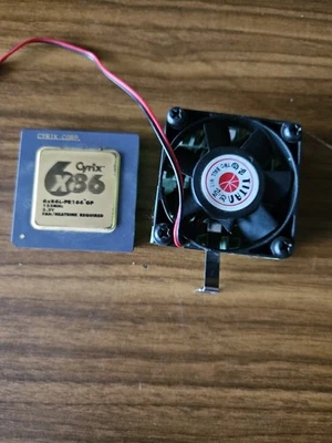 Cyrix 6x86-P166+GP 133MHz CPU PC-Prozessor Sockel: 5/7 Vintage Keramik Gold  - Bild 1 von 2